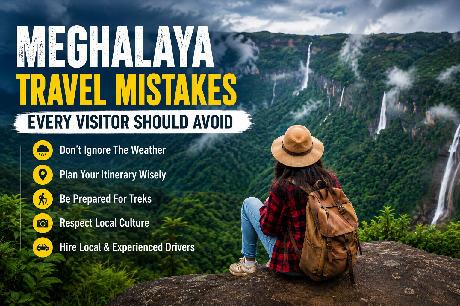 Meghalaya Travel Mistakes Every Visitor Should Avoid: Complete Travel Guide by SortMyTrip
